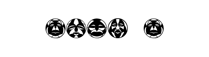 Round Masks Regular  Free Fonts Download