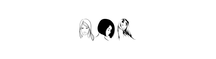 Woman Faces  Free Fonts Download