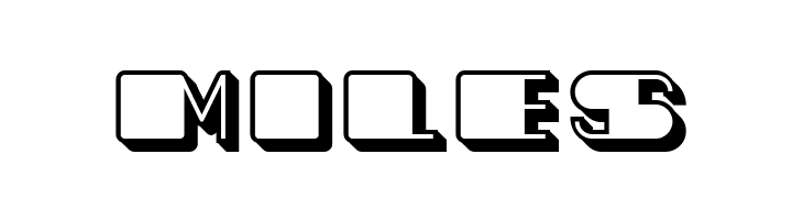 Toledo Hollow Regular  Free Fonts Download