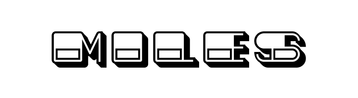 Toledo Half Hollow Partial Regular  Free Fonts Download