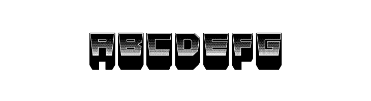 Metallic Shadow Regular  Free Fonts Download