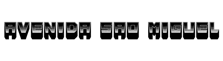 Metallic Shadow Regular  Free Fonts Download