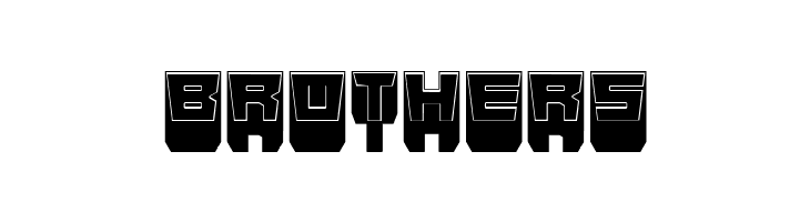 Metallic Shadow Filled Regular  Free Fonts Download