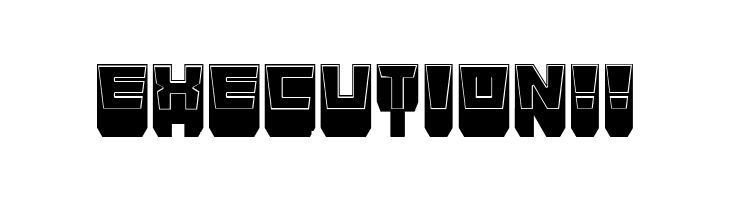 Metallic Shadow Filled Regular  Free Fonts Download