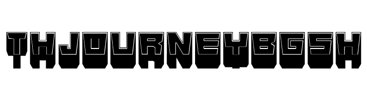 Metallic Shadow Filled Regular  Free Fonts Download