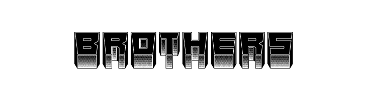 Metallic Inverted Regular  Free Fonts Download