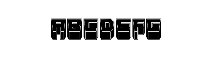 Metallic Sharp Filled Regular  Free Fonts Download