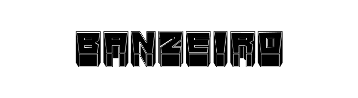 Metallic Sharp Filled Regular  Free Fonts Download