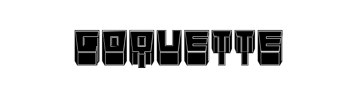 Metallic Sharp Filled Regular  Free Fonts Download