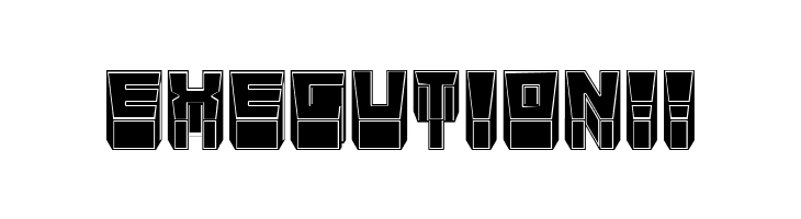 Metallic Sharp Filled Regular  Free Fonts Download