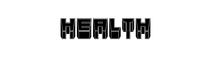 Metallic Sharp Filled Regular  Free Fonts Download