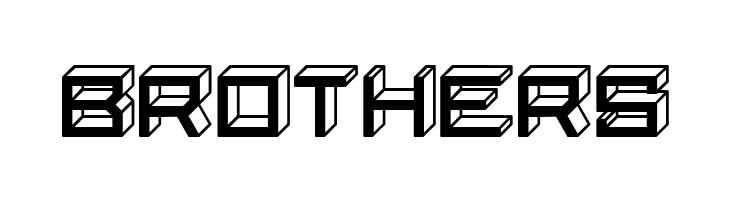 Blocky Letters Inverted Regular  Free Fonts Download