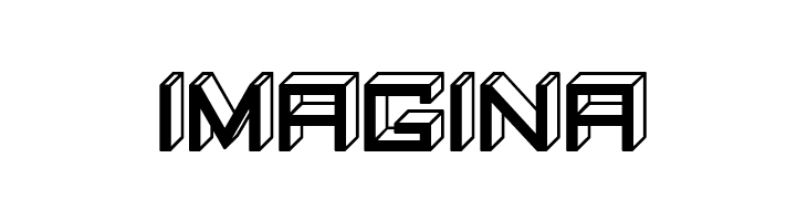 Blocky Letters Inverted Regular  Free Fonts Download