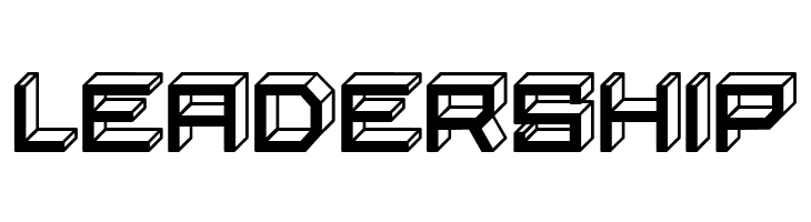 Blocky Letters Inverted Regular  Free Fonts Download
