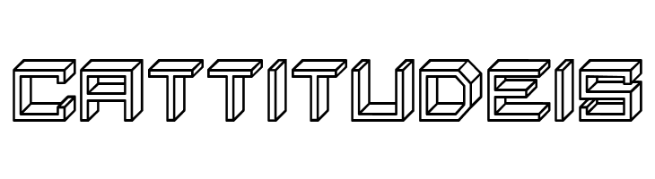 Blocky Letters Hollow Regular  Free Fonts Download