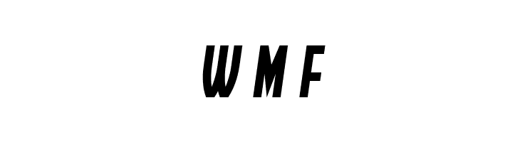 Hindenburg Condensed Italic  Free Fonts Download