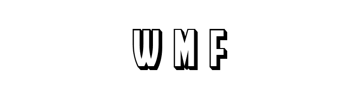 Hindenburg Condensed Shadow Regular  Free Fonts Download