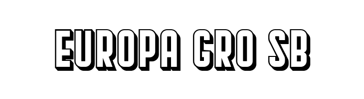 Hindenburg Condensed Shadow Regular  Free Fonts Download