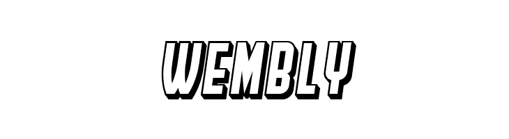 Hindenburg Condensed Shadow Italic  Free Fonts Download