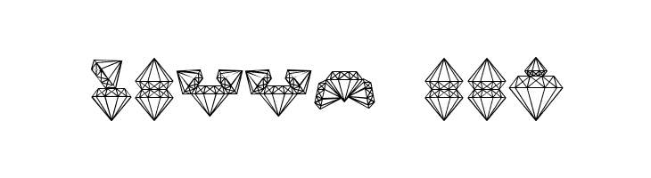 Diamond Blocks Regular  Free Fonts Download