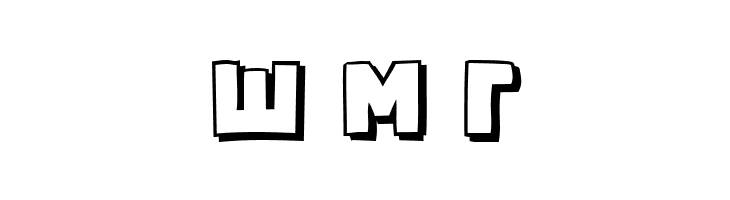 Ukrainian Princess Shadow Regular  Free Fonts Download