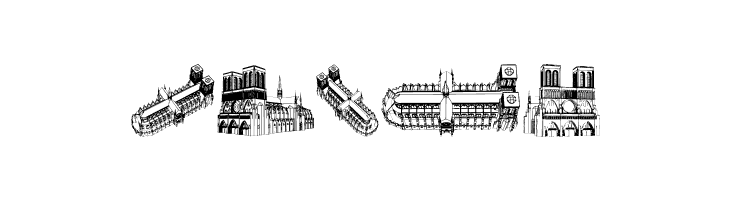 NotreDame de Paris Regular  Free Fonts Download