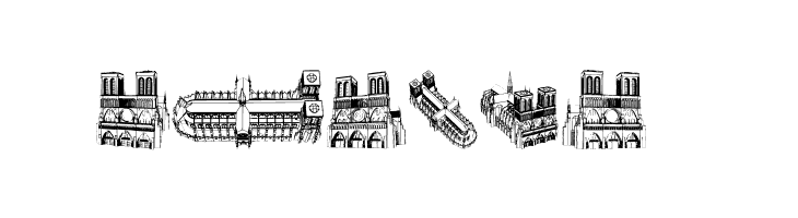 NotreDame de Paris Regular  Free Fonts Download