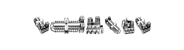 NotreDame de Paris Regular  Free Fonts Download