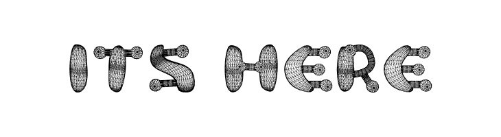 Neuron 3D Regular  Free Fonts Download