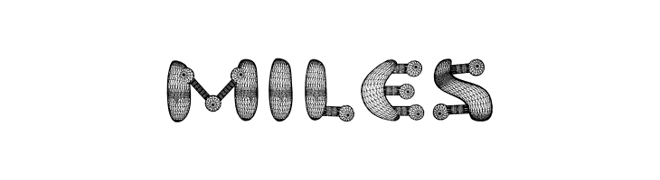 Neuron 3D Regular  Free Fonts Download