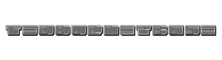 Turkish 3D Inverted Regular  Free Fonts Download