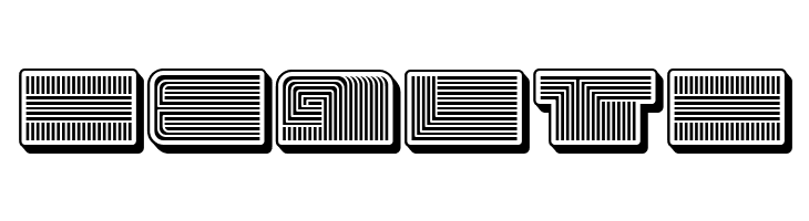 Turkish 3D Inverted Regular  Free Fonts Download