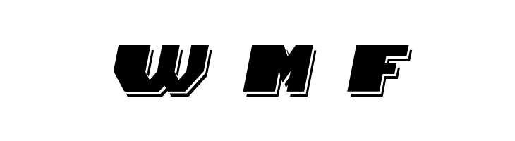 Magia Shadow Italic  Free Fonts Download