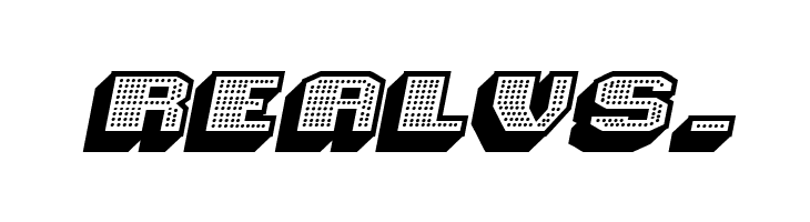 Magia 3D Hollow-Neon Italic  Free Fonts Download