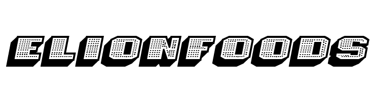 Magia 3D Hollow-Neon Italic  Free Fonts Download