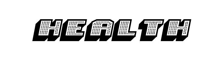 Magia 3D Hollow-Neon Italic  Free Fonts Download
