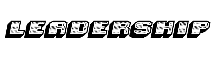 Magia 3D Hollow-Neon Italic  Free Fonts Download