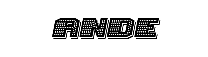 Magia Shadow Neon Italic  Free Fonts Download