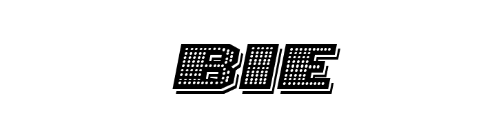 Magia Shadow Neon Italic  Free Fonts Download