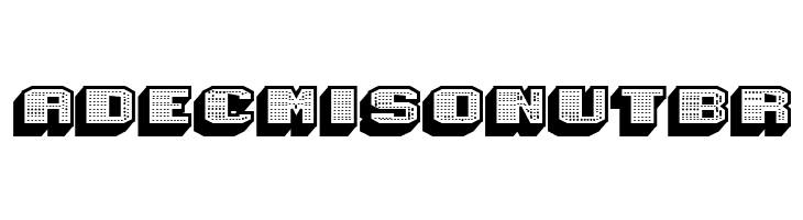 Magia 3D Hollow-Neon  Free Fonts Download