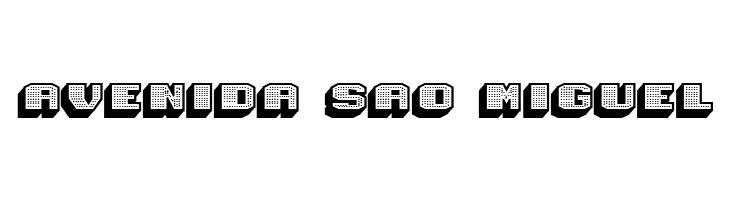 Magia 3D Hollow-Neon  Free Fonts Download