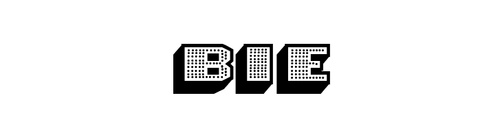 Magia 3D Hollow-Neon  Free Fonts Download