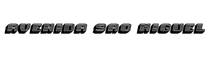 Magia 3D Neon Italic  Free Fonts Download