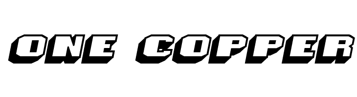 Magia 3D Hollow Italic  Free Fonts Download