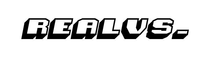 Magia 3D Hollow Italic  Free Fonts Download