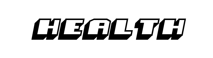 Magia 3D Hollow Italic  Free Fonts Download