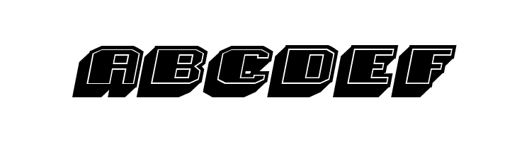 Magia 3D Italic  Free Fonts Download