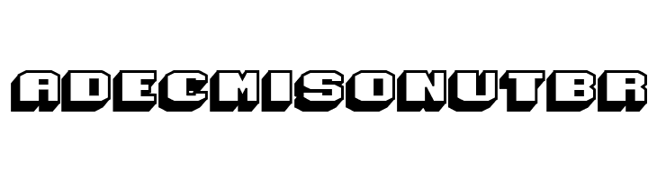 Magia 3D Hollow  Free Fonts Download