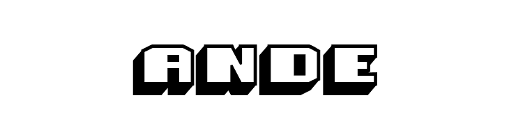 Magia 3D Hollow  Free Fonts Download