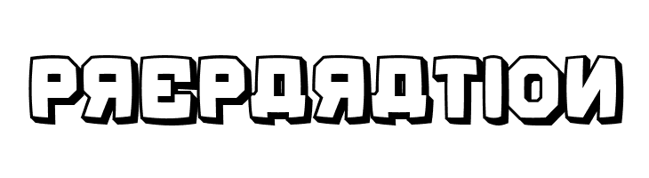 Kalinka Distorted 3D Regular  Free Fonts Download